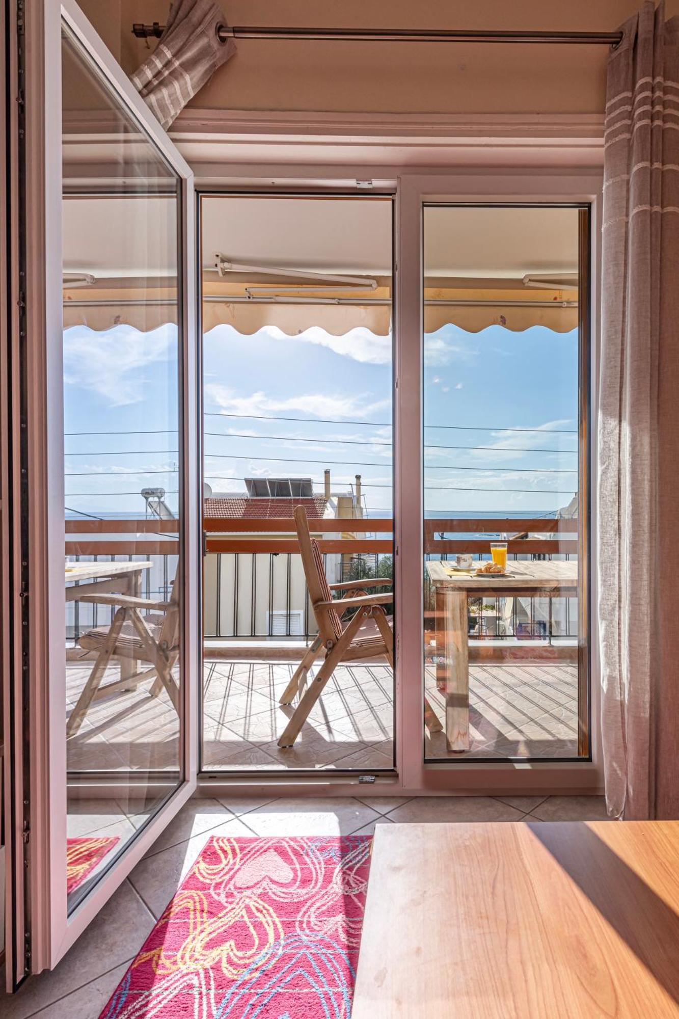 Sea View Apartment 100M From The Beach Saronida Εξωτερικό φωτογραφία