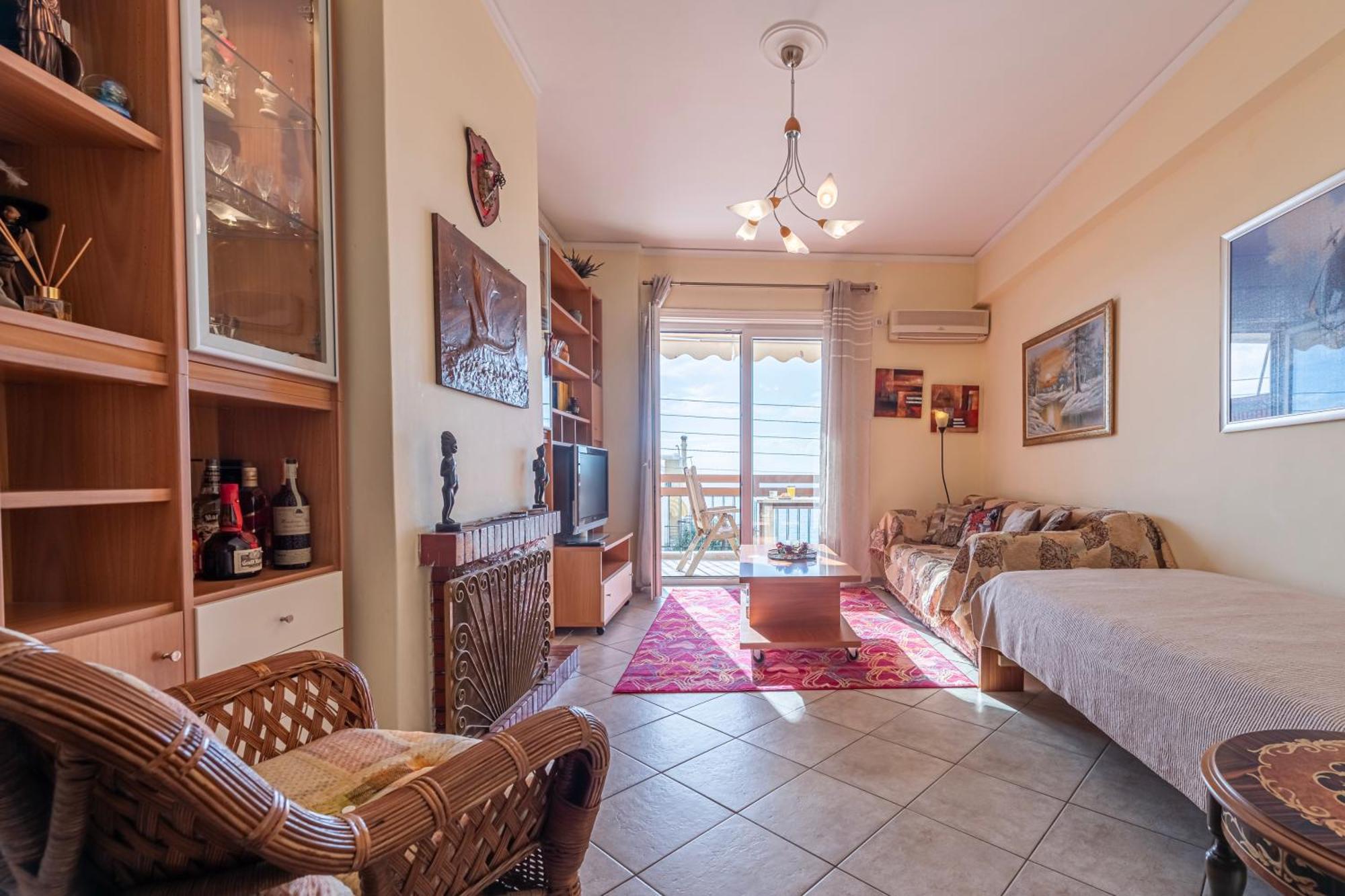 Sea View Apartment 100M From The Beach Saronida Εξωτερικό φωτογραφία